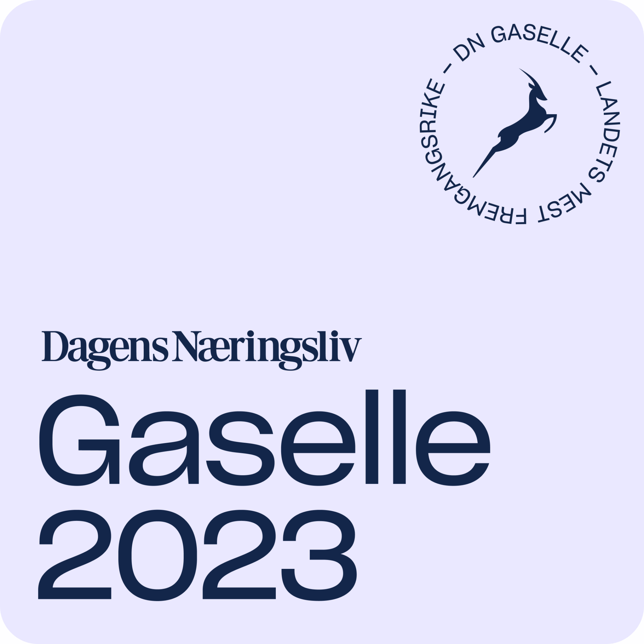 Gaselle 2023 badge 2023