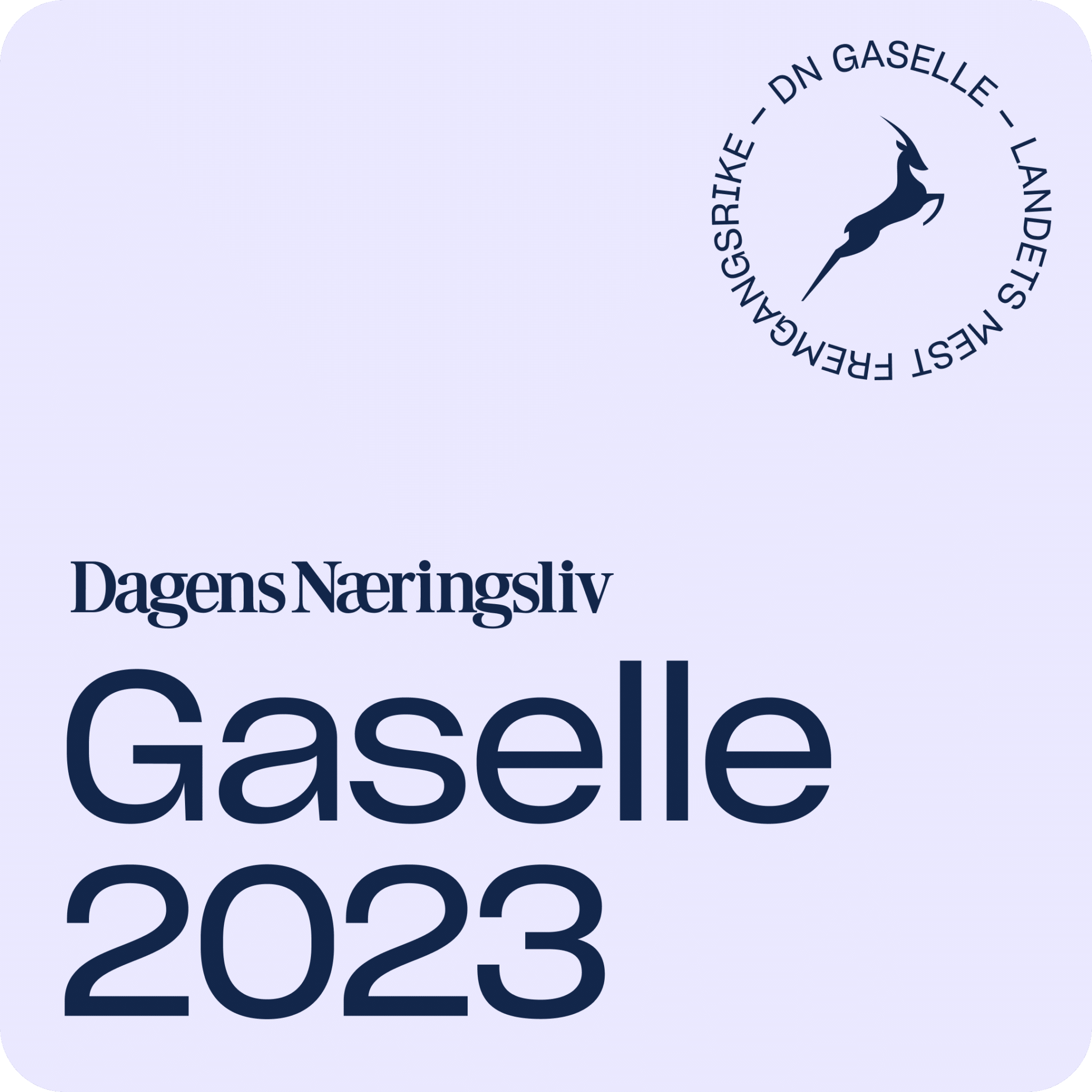 Gaselle 2023 badge 2023