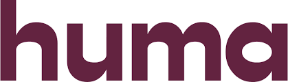 Huma white logo